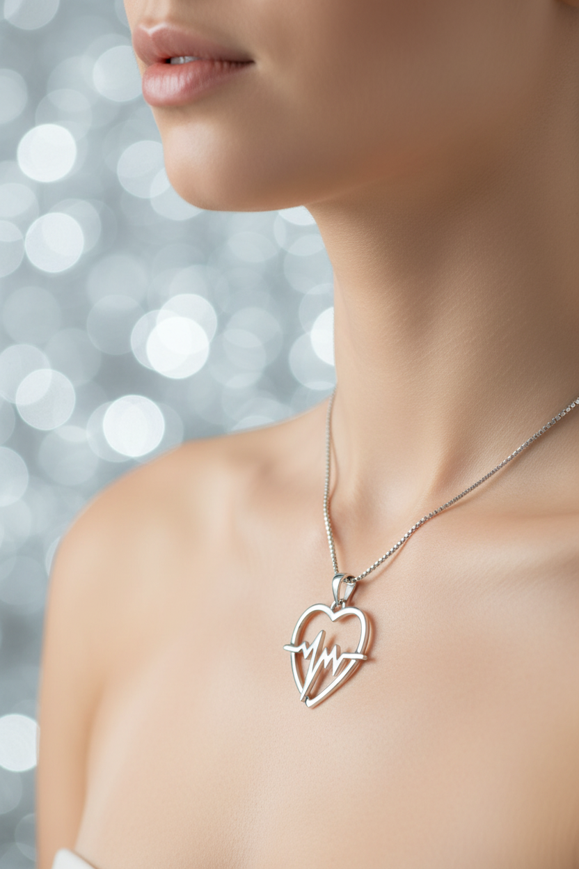 Heartbeat Silver - Worn