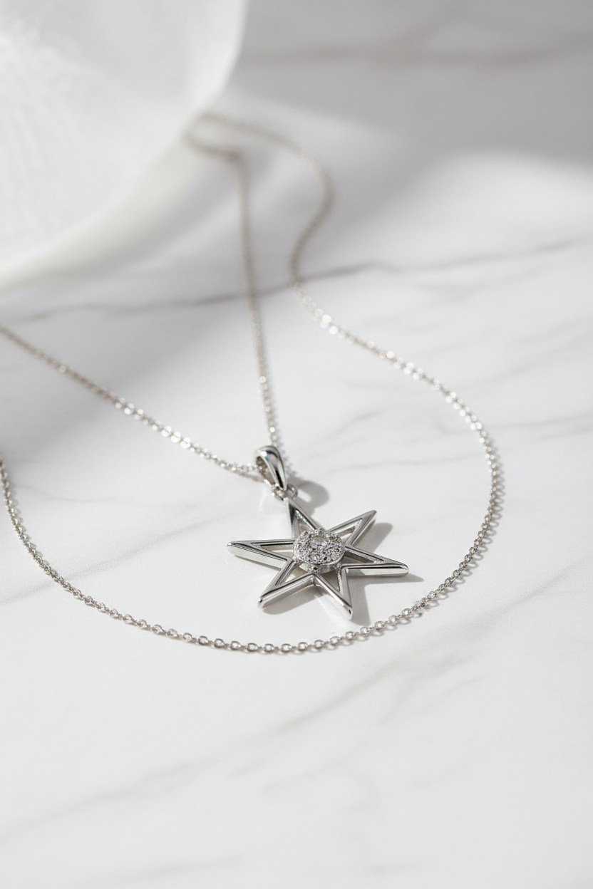 Silver Star Style 3 - Marble