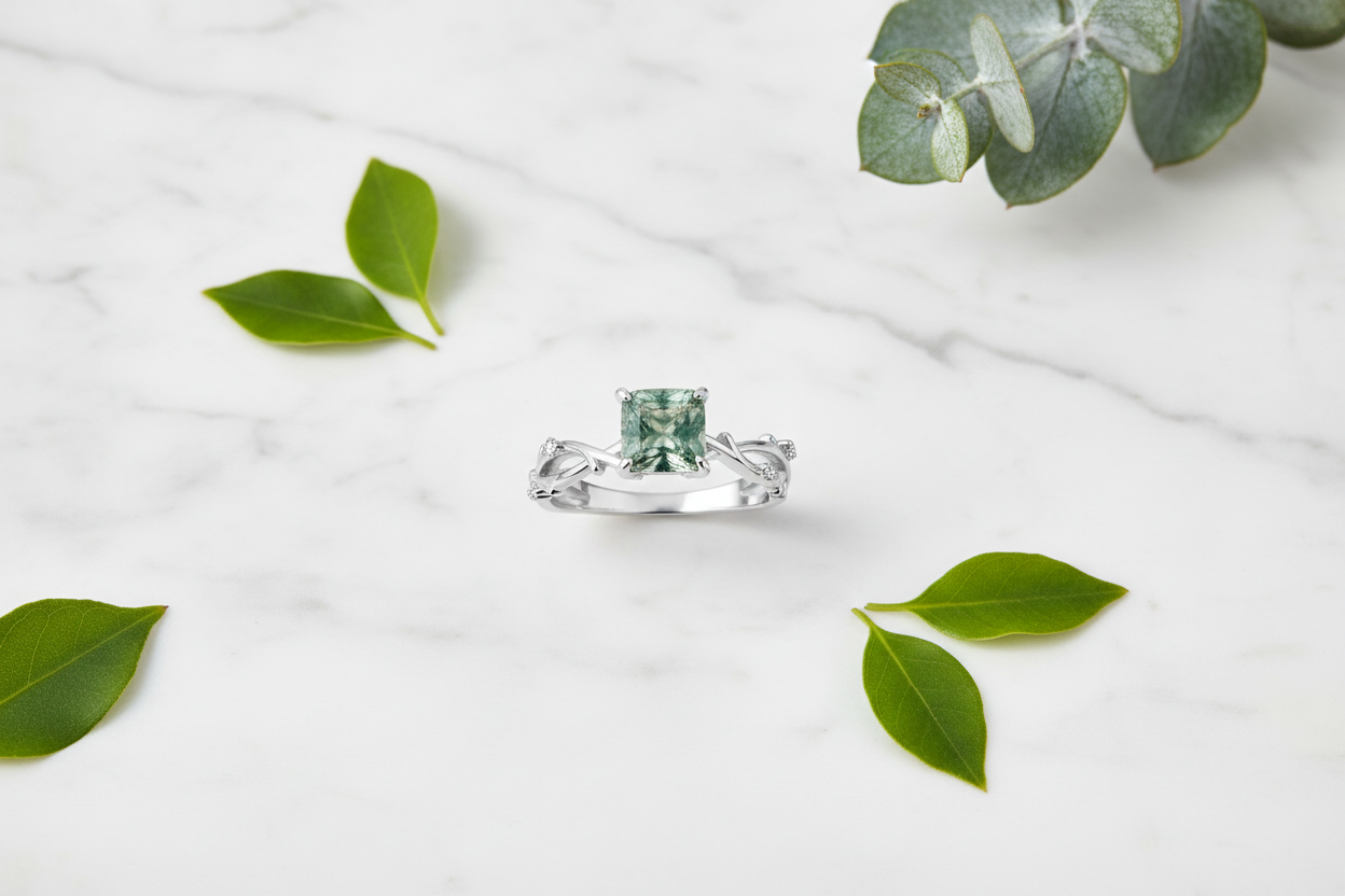 Water Grass Ring - Marble Flat Lay