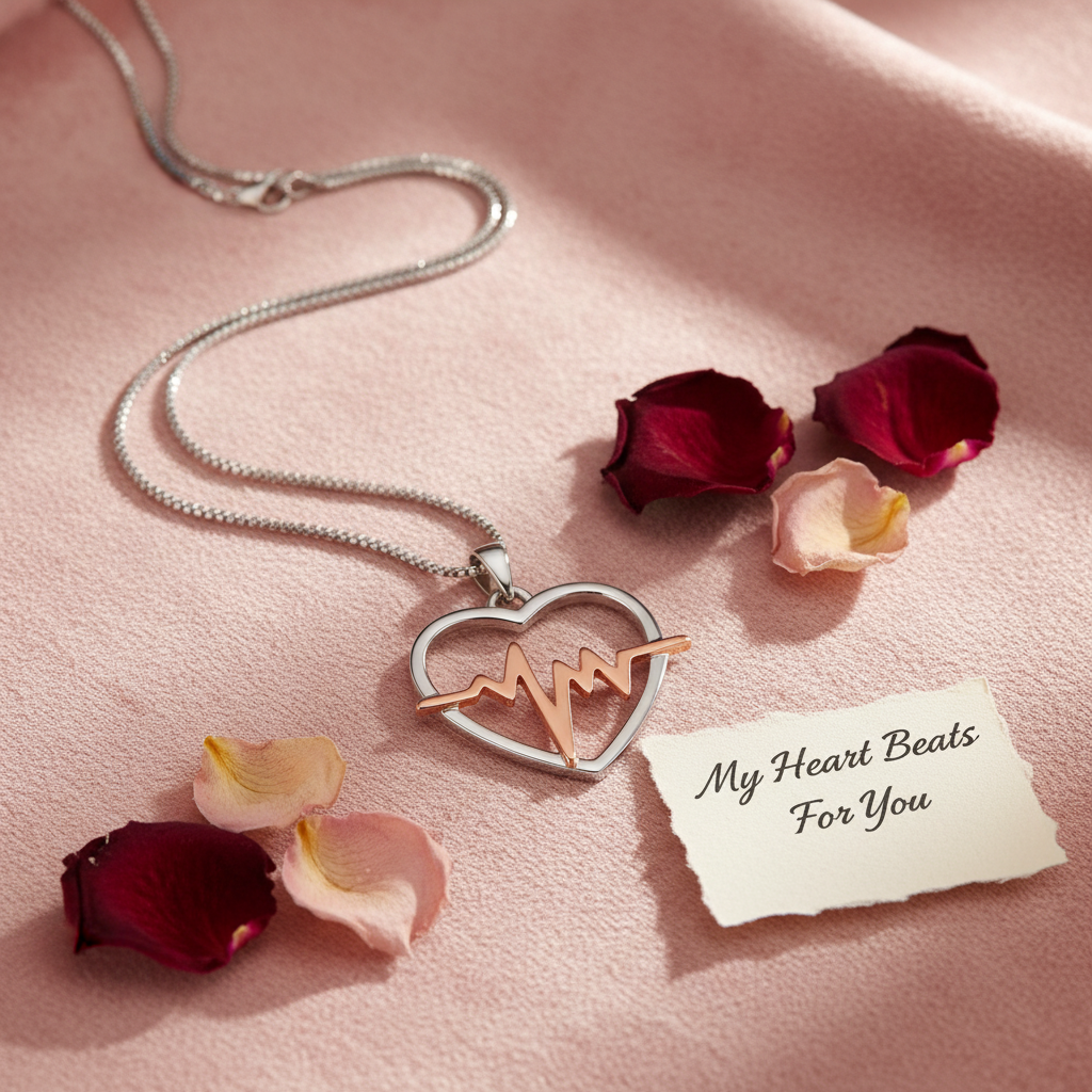Heartbeat Necklace - Gift
